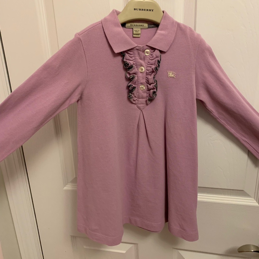 Burberry Long sleeve dress - size 4Y